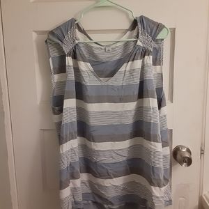 Extra large blouse with cute shoulder detail